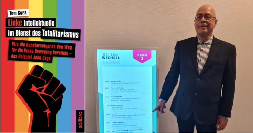 Tom Sora - Buchmesse Seitenwechsel, vor dem Vortrag